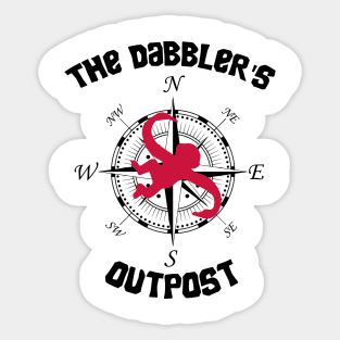 The Dabbler's Outpost w/ Logo Sticker